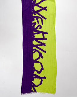 Vivienne Westwood Linen + Silk Scarf 2000's