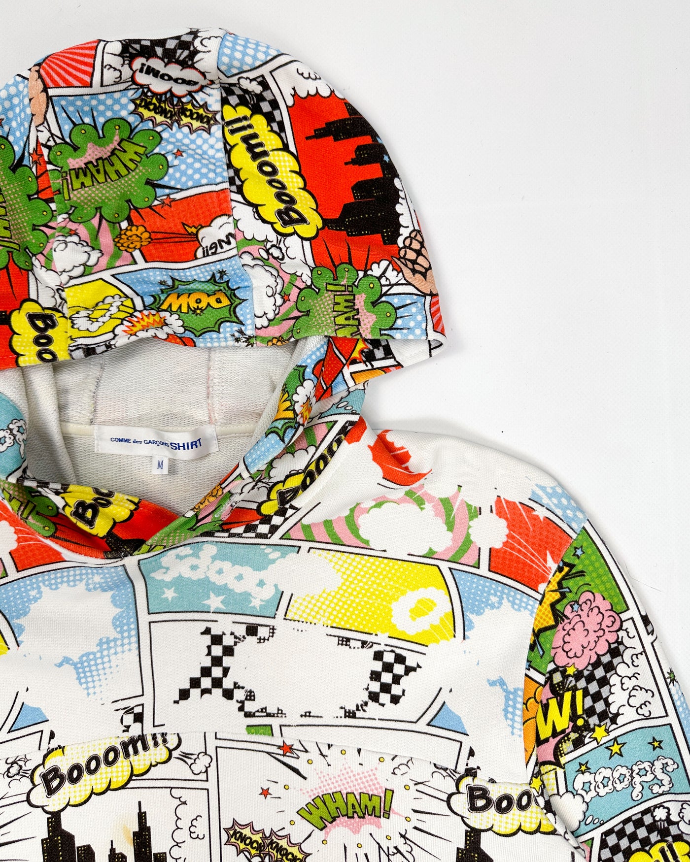 COMME des GARÇONS Shirt Comic Print Hoodie 2000's