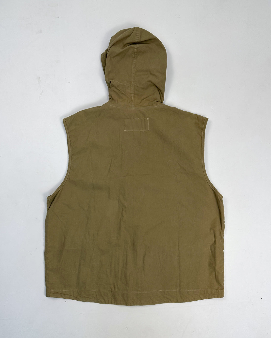 Essenza OIive Green Hooded Vest 2000's