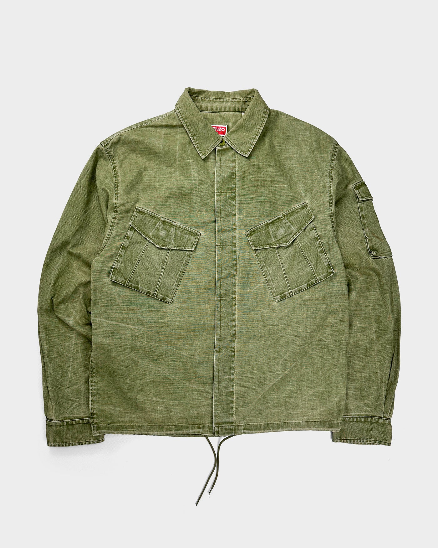 Kenzo Light Green Cotton Jacket 2000's