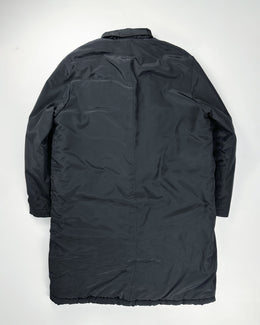 Alexander Mcqueen Long Black Nylon Jacket 2000's