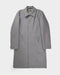 Agnes B Pearl-Grey Cotton Long Coat 1990's