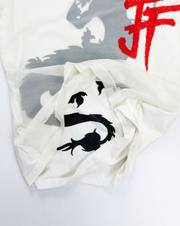 Gian Franco Ferre 2-Layer White T-Shirt 2000's