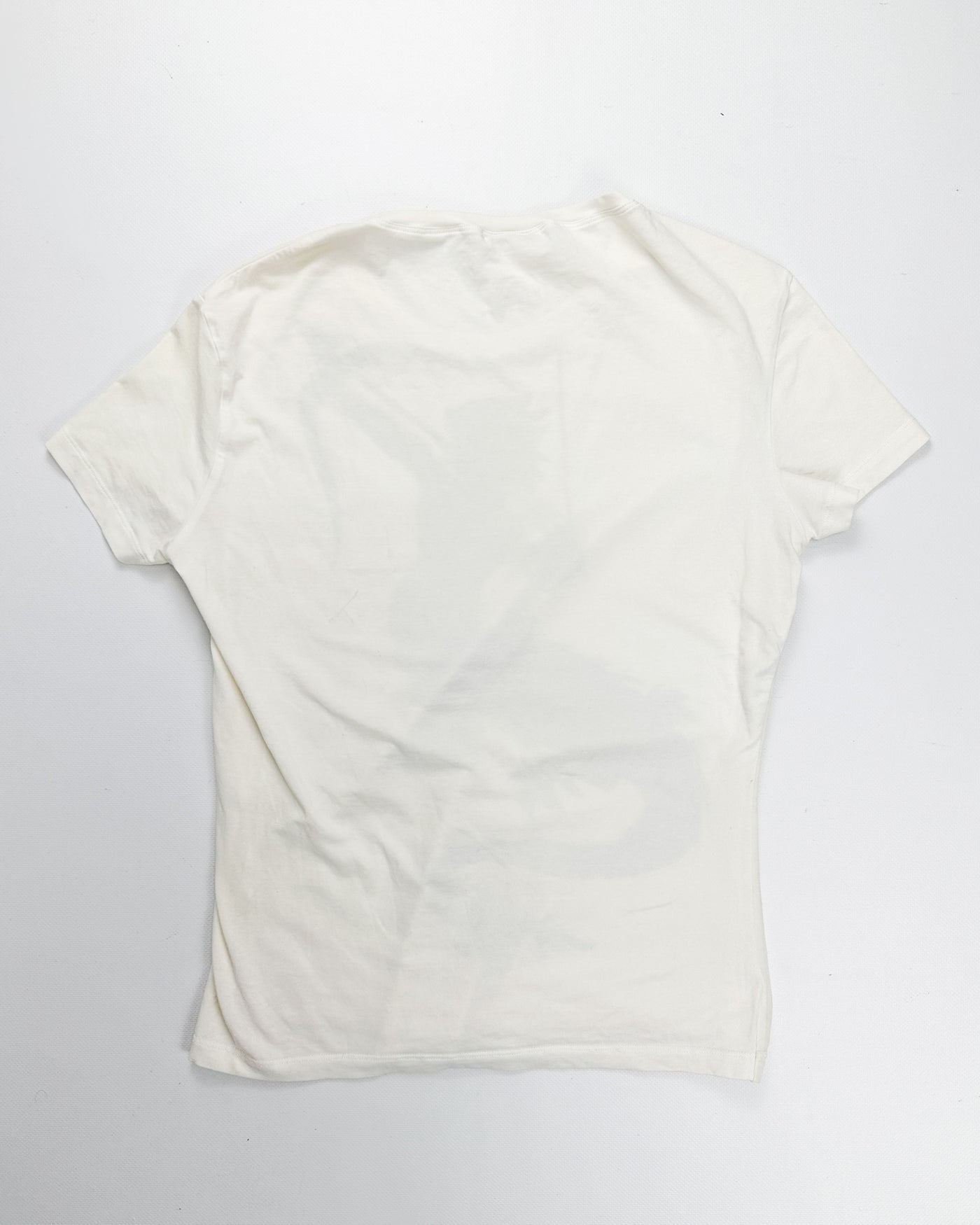 Gian Franco Ferre 2-Layer White T-Shirt 2000's