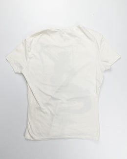 Gian Franco Ferre 2-Layer White T-Shirt 2000's