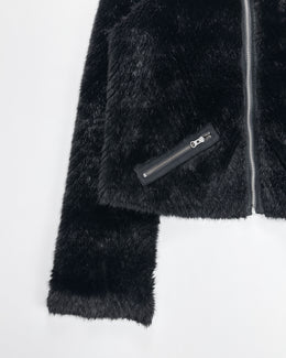 Armani Reversible Black Fur Jacket 2000's