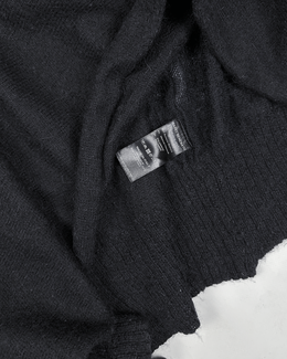 Isabel Benenato Black Alpaca Knit A/W 2012