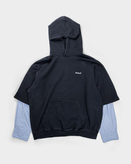Marni 2-Layer Balck Cotton Hoodie F/W 2022
