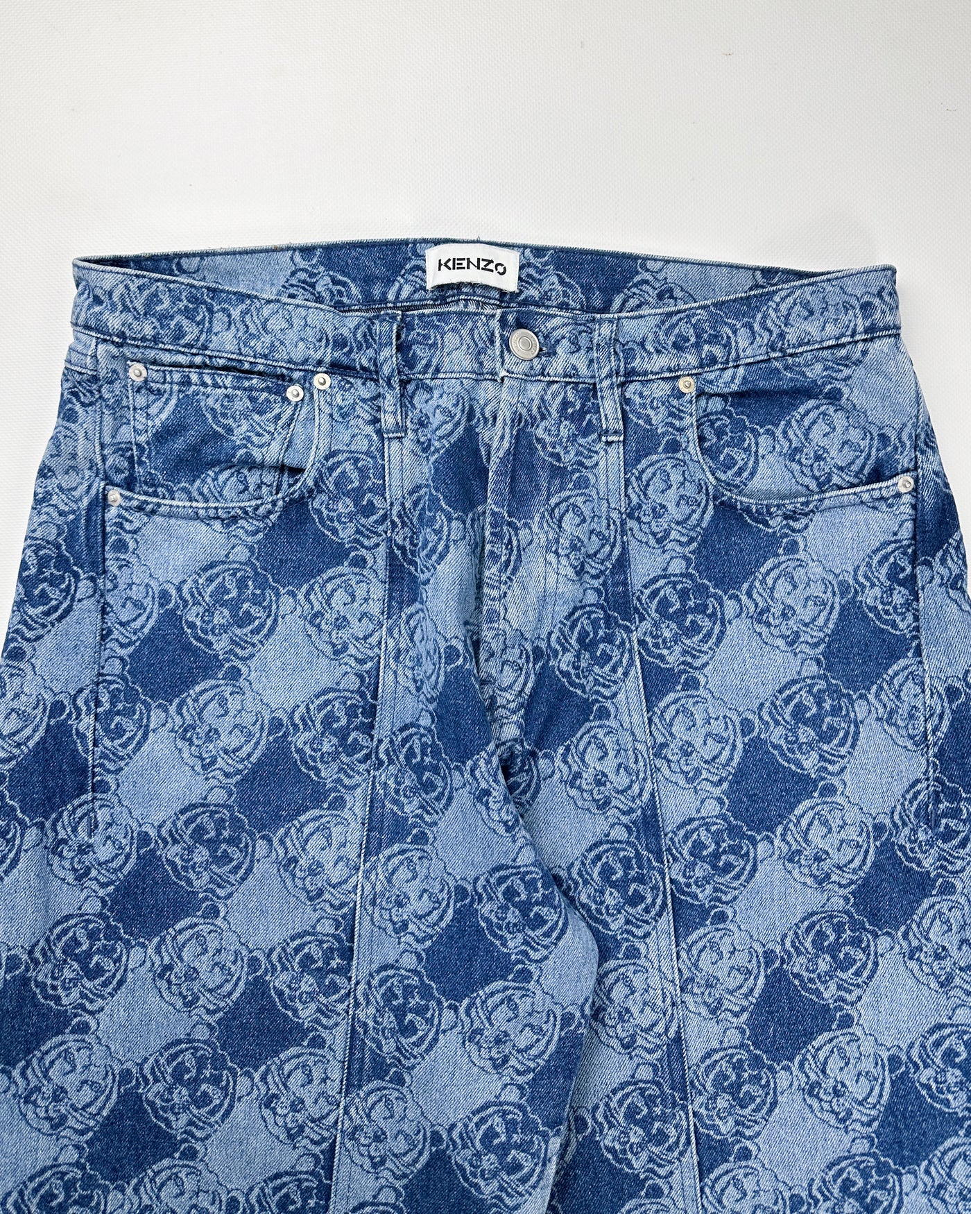 Kenzo Printed Denim 2-Layer Jeans F/W 2016