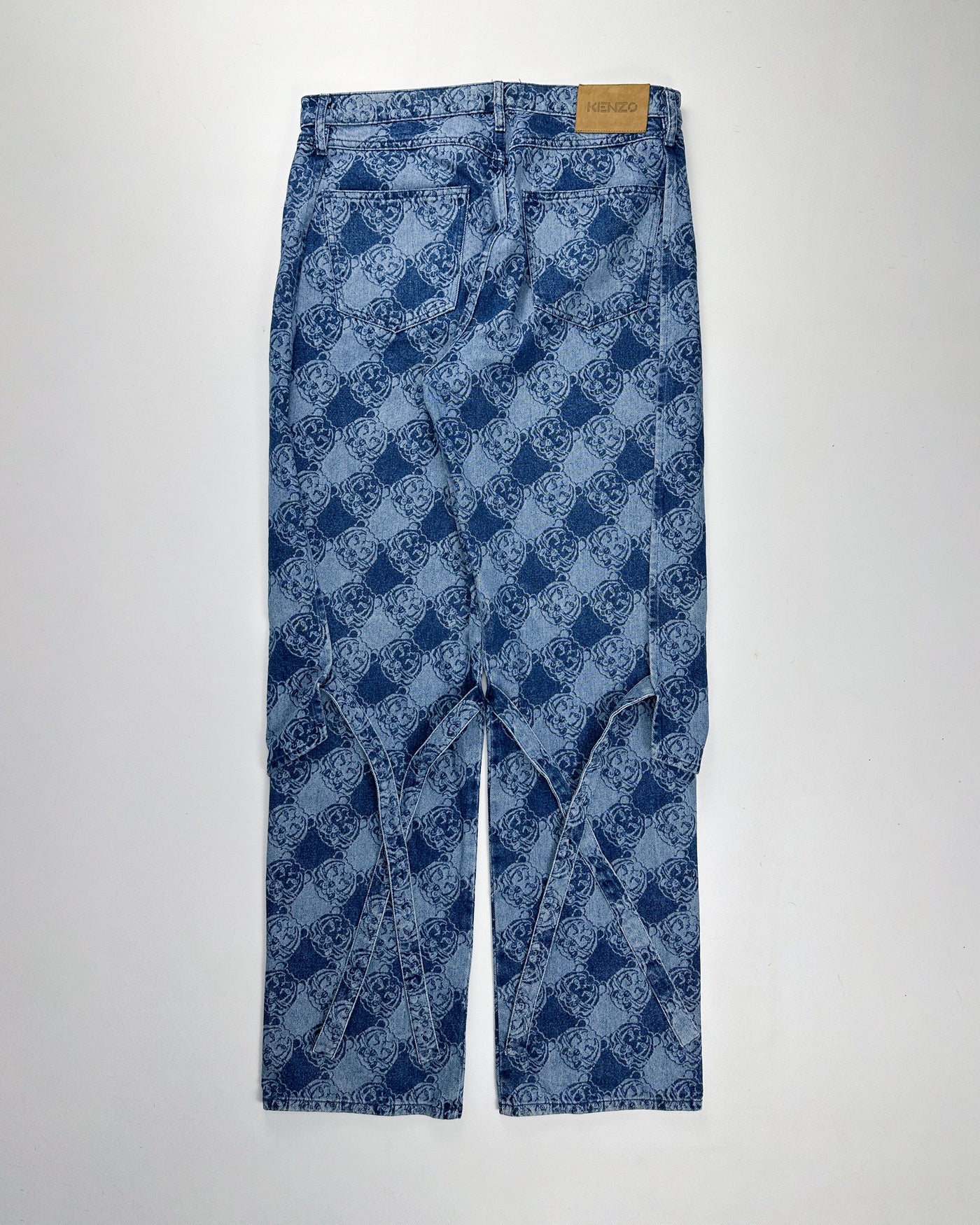 Kenzo Printed Denim 2-Layer Jeans F/W 2016