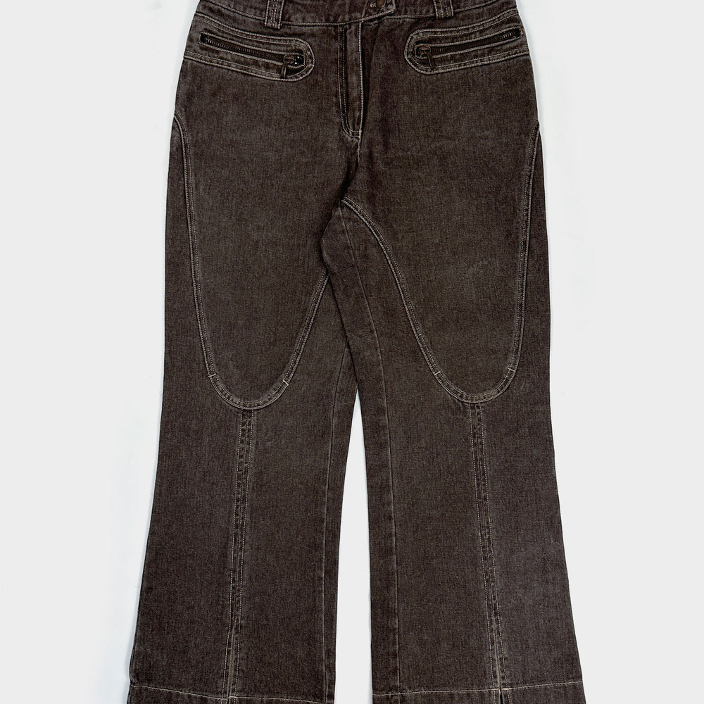 Voodoo Brown Simple Pants 1990's