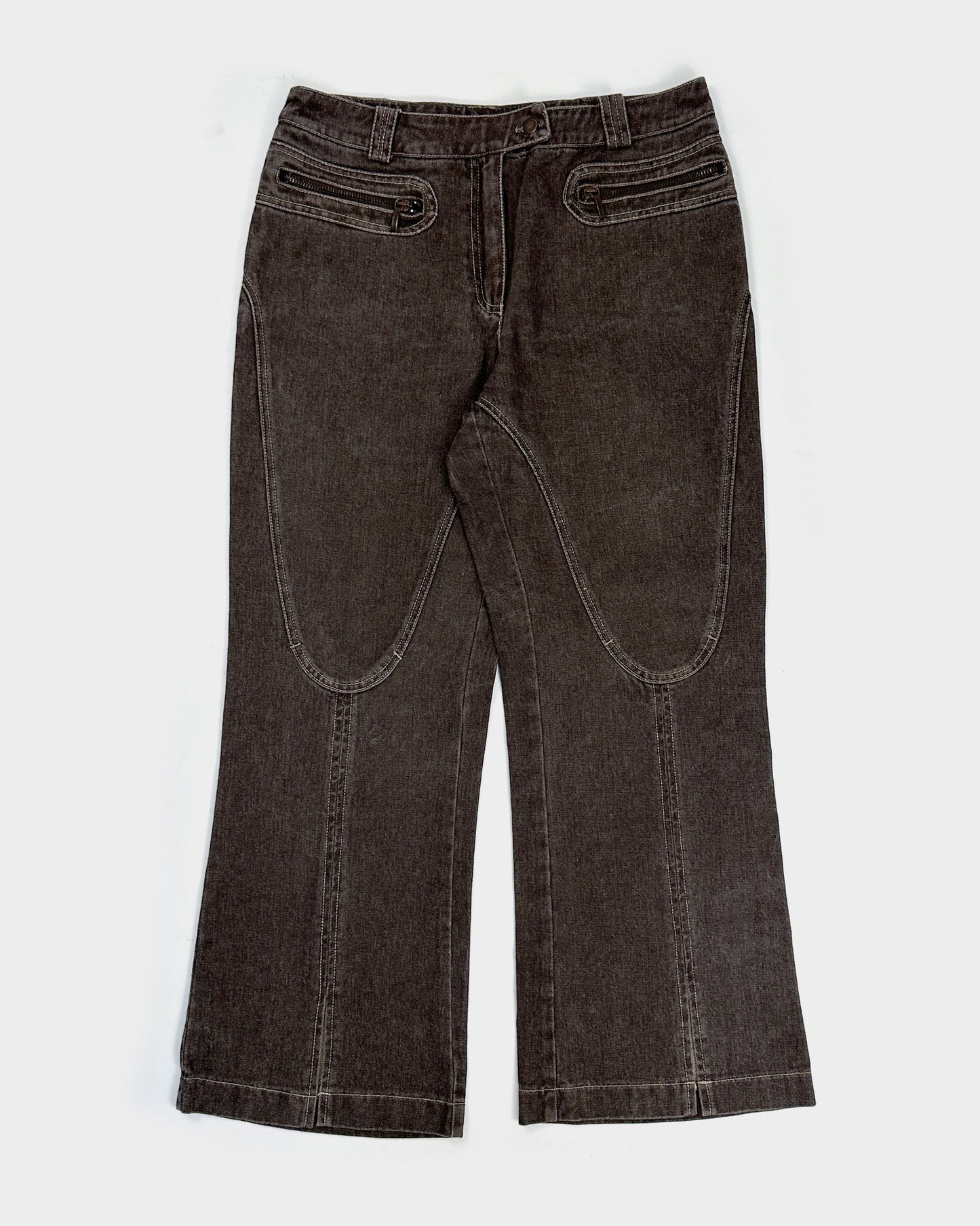 Voodoo Brown Simple Pants 1990's