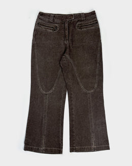 Voodoo Brown Simple Pants 1990's