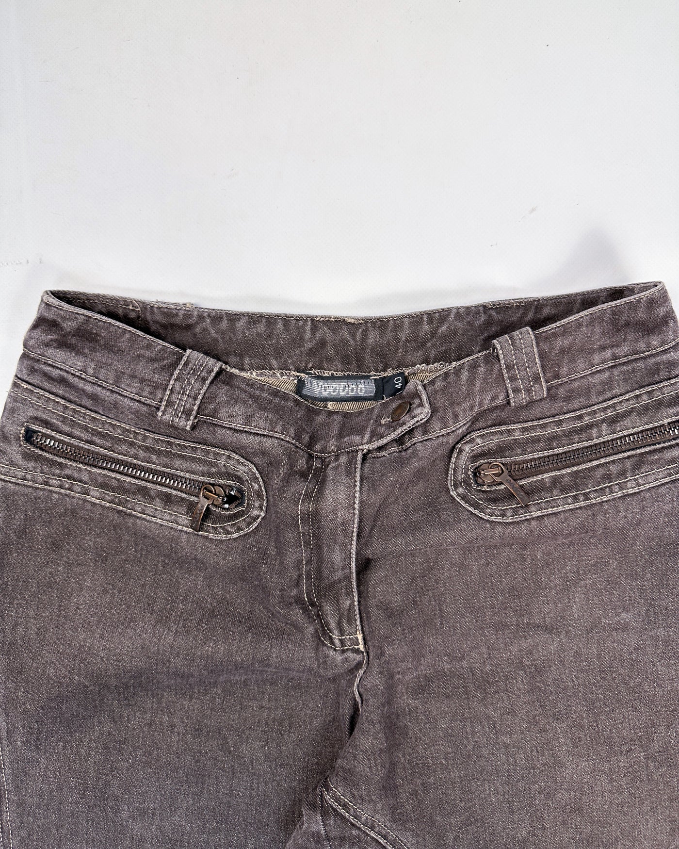 Voodoo Brown Simple Pants 1990's