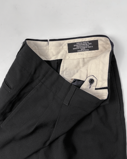 Cabane de Zucca High Rise Black Wool Pants 2000's