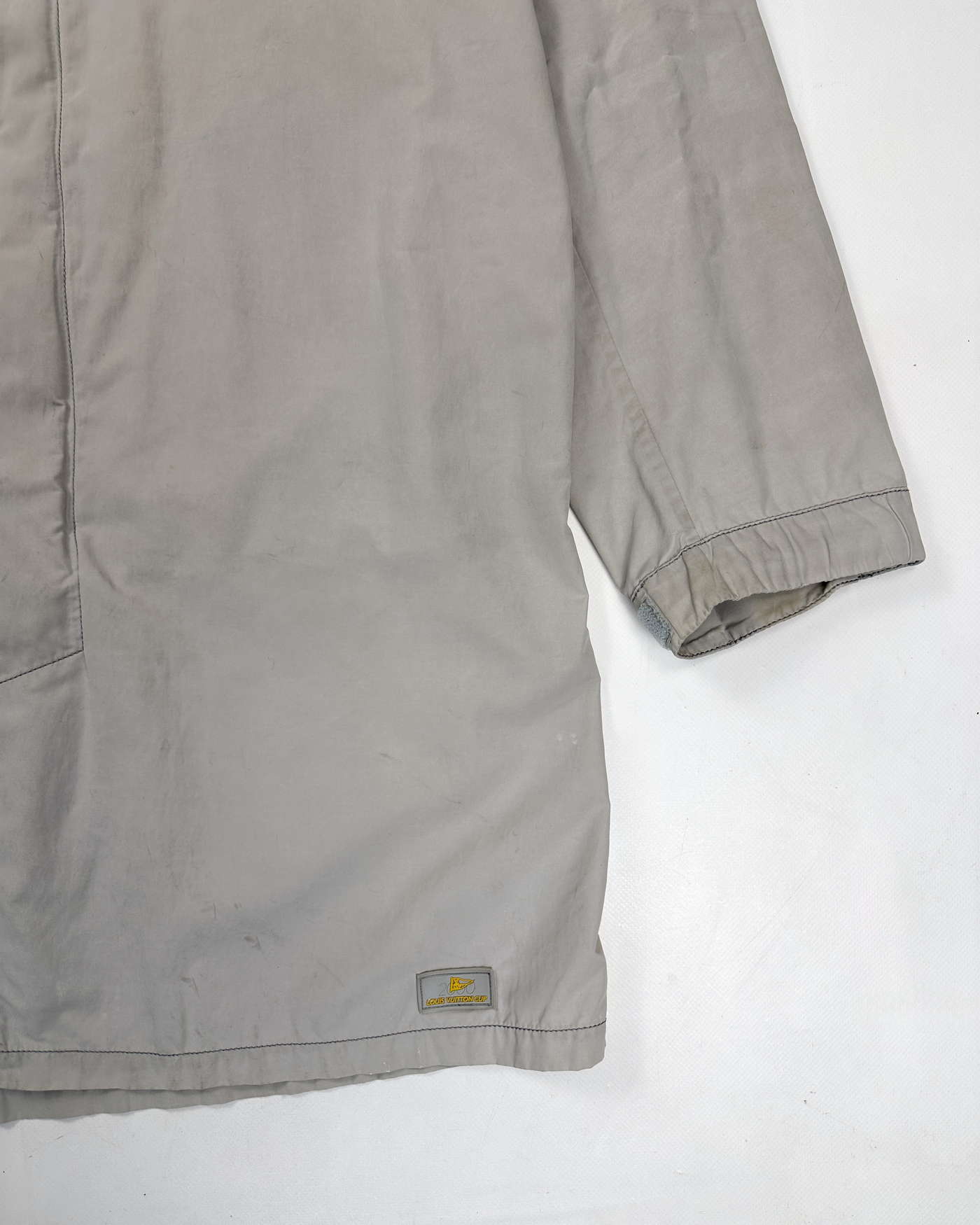 Louis Vuitton Cup Pearl Grey Track Long Jacket 2000
