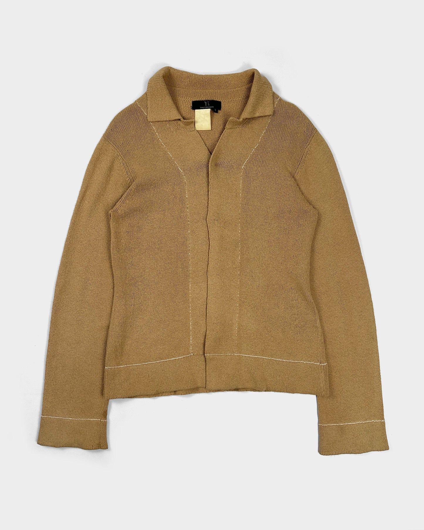 Yohji Yamamoto (Y's) Beige Light Cardigan 1990's