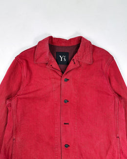 Yohji Yamamoto (Y's) Red Denim Jacket 2009