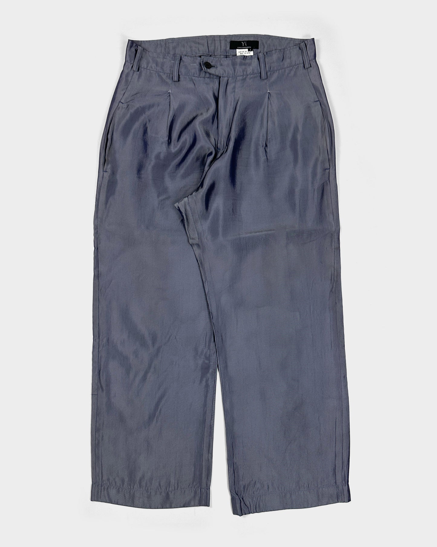 Yohji Yamamoto (Y's) Silver Fluid Pants 2000's