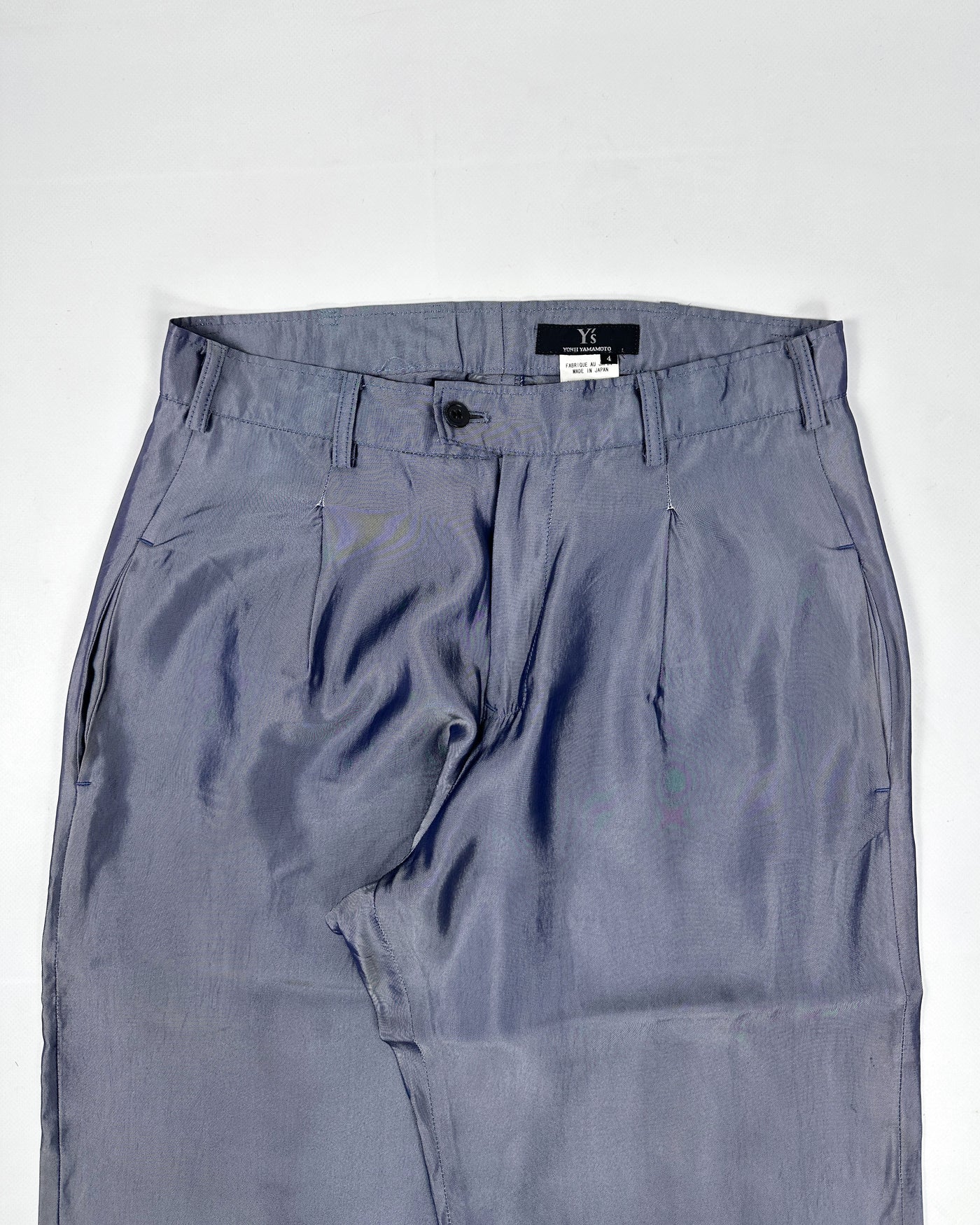 Yohji Yamamoto (Y's) Silver Fluid Pants 2000's