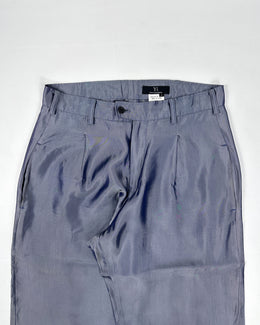 Yohji Yamamoto (Y's) Silver Fluid Pants 2000's