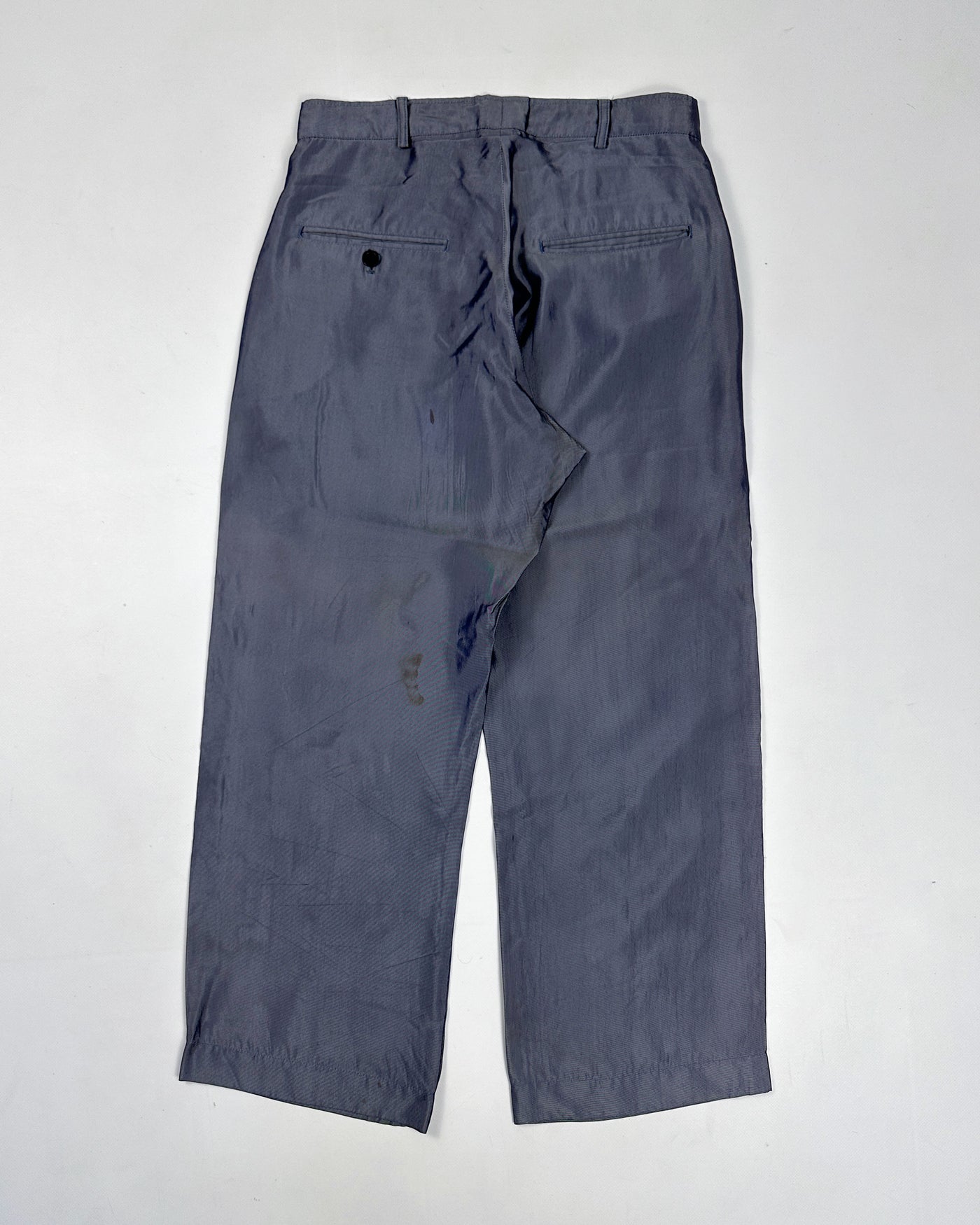 Yohji Yamamoto (Y's) Silver Fluid Pants 2000's
