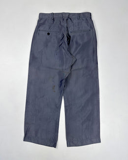 Yohji Yamamoto (Y's) Silver Fluid Pants 2000's