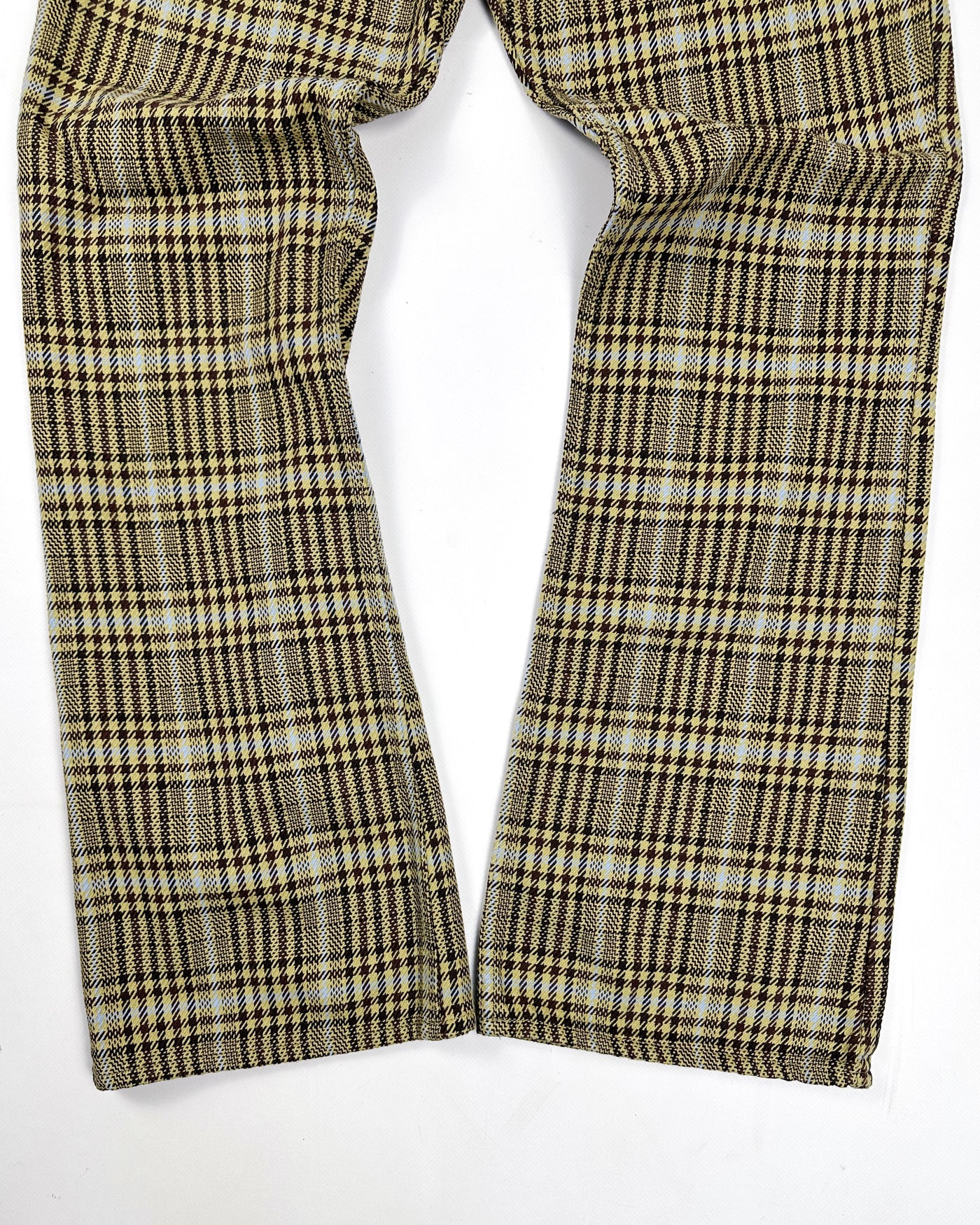 Kapital Yellow Patterned Flare Pants 2000's