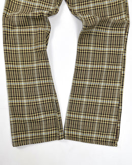 Kapital Yellow Patterned Flare Pants 2000's