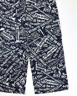 Hysteric Glamour Laser Printed Denim Pants 2000's