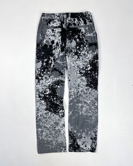 Issey Miyake Grey Shadow Print Pants 2000's