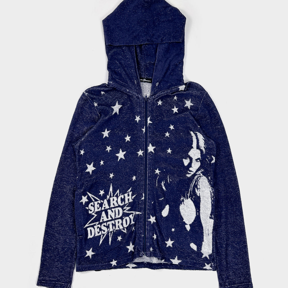 Hysteric Glamour Towel Texture Zip-Up Hoodie 2000's