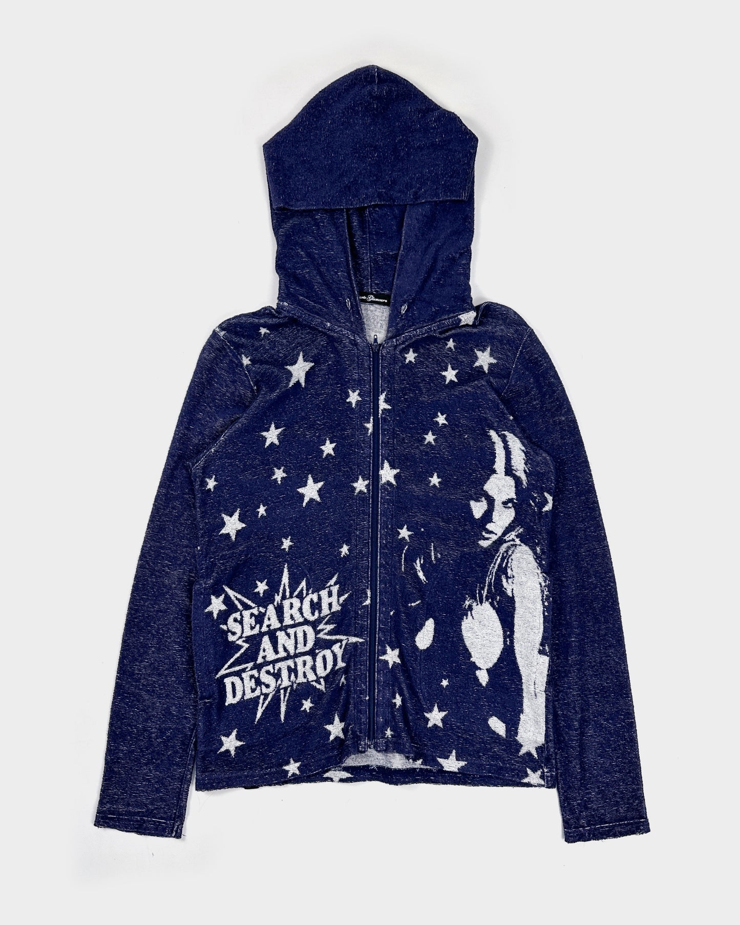 Hysteric Glamour Towel Texture Zip-Up Hoodie 2000's