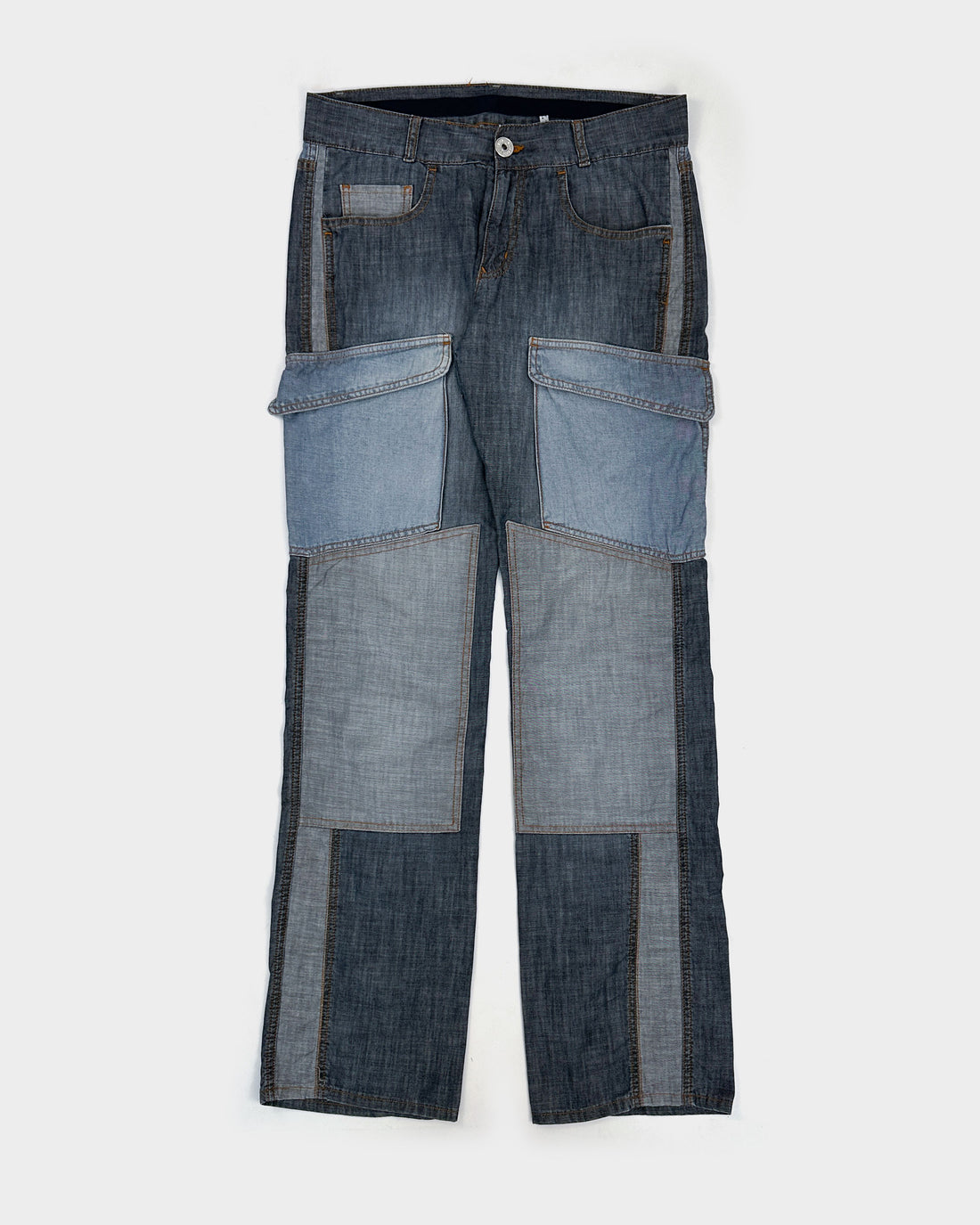 Moschino 3-Denim Deconstructed Pants 2000's