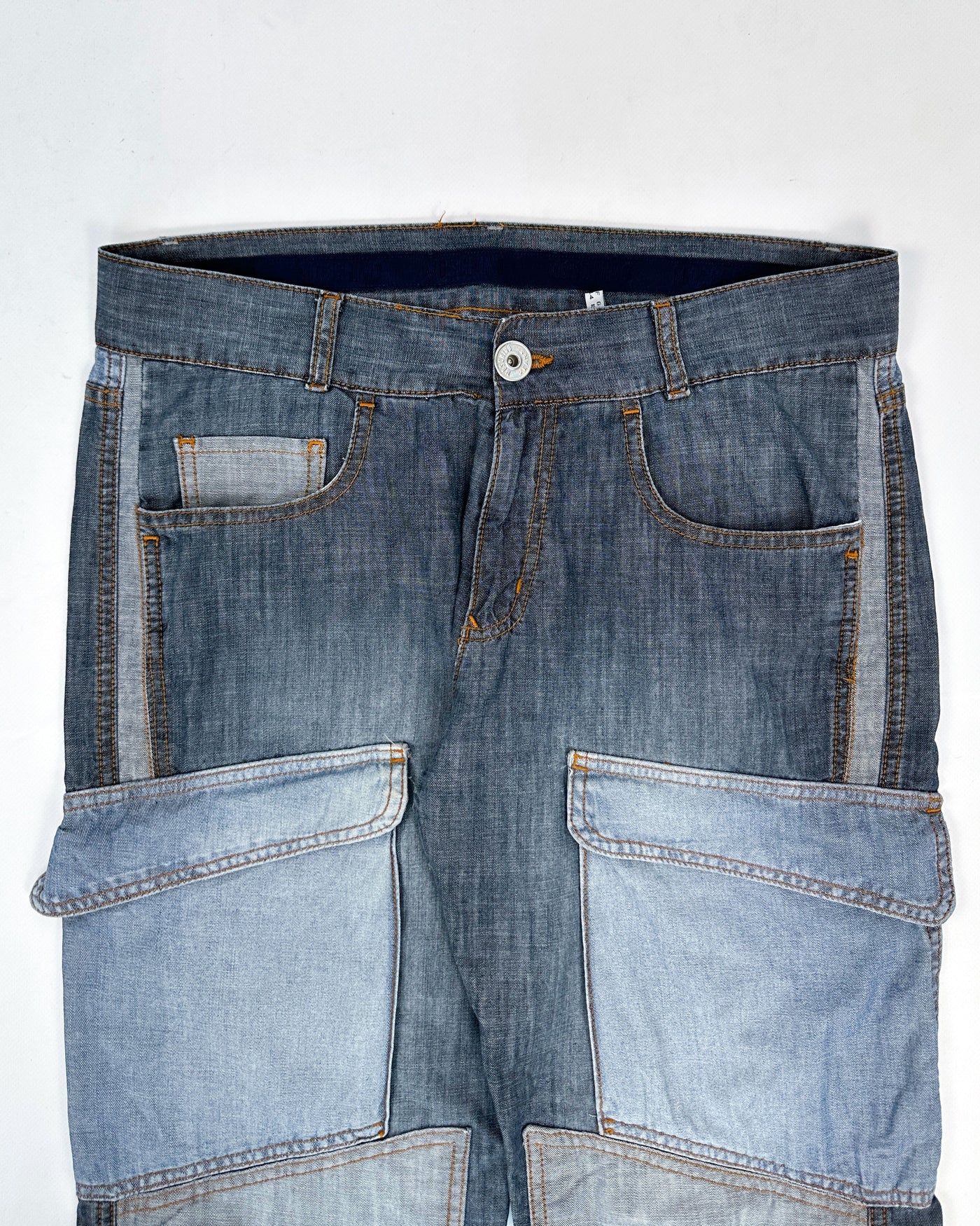 Moschino 3-Denim Deconstructed Pants 2000's