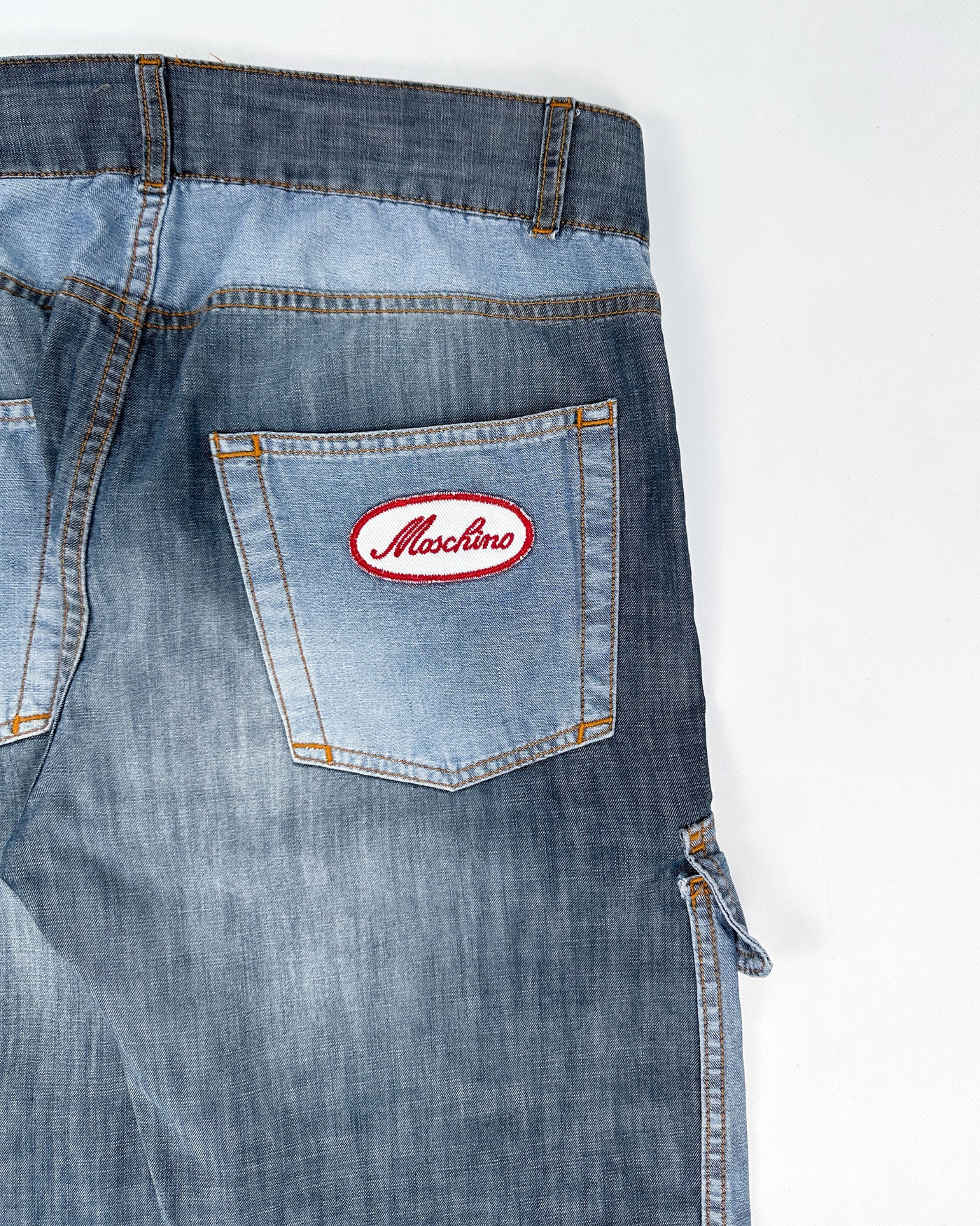 Moschino 3-Denim Deconstructed Pants 2000's