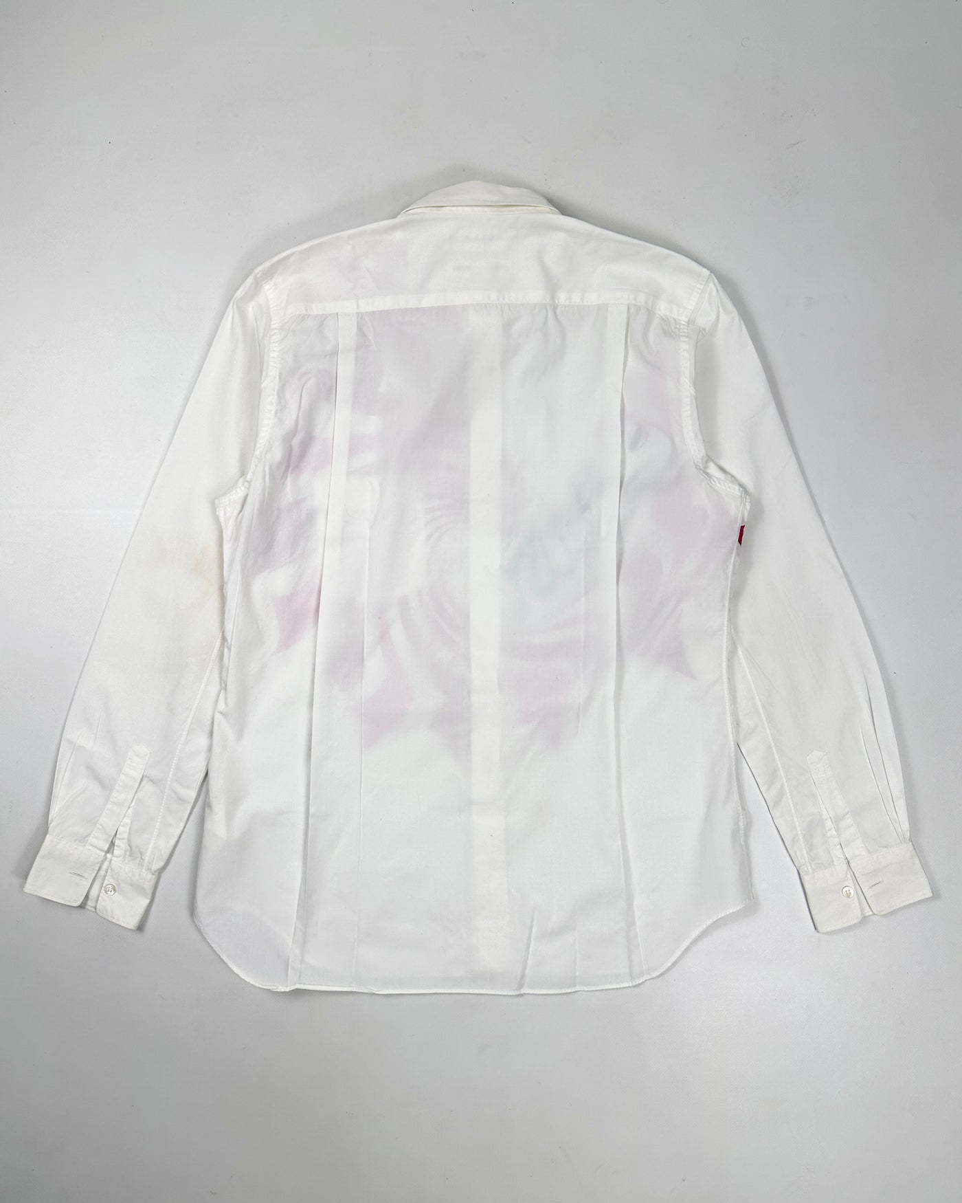 Comme des Garçons Shirt Printed White Shirt 2004