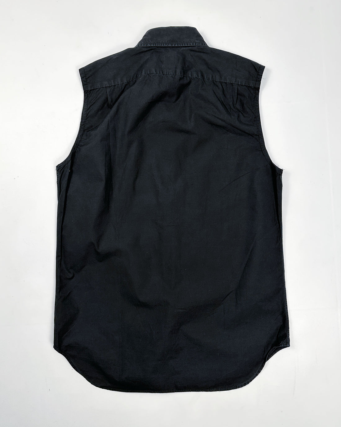 Jil Sander Sleeveless Black Shirt 2000's