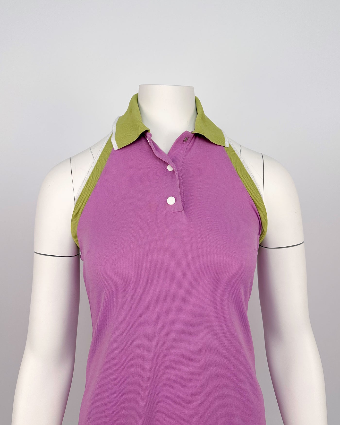 Versace Tennis-Style Open Back Dress 1990's