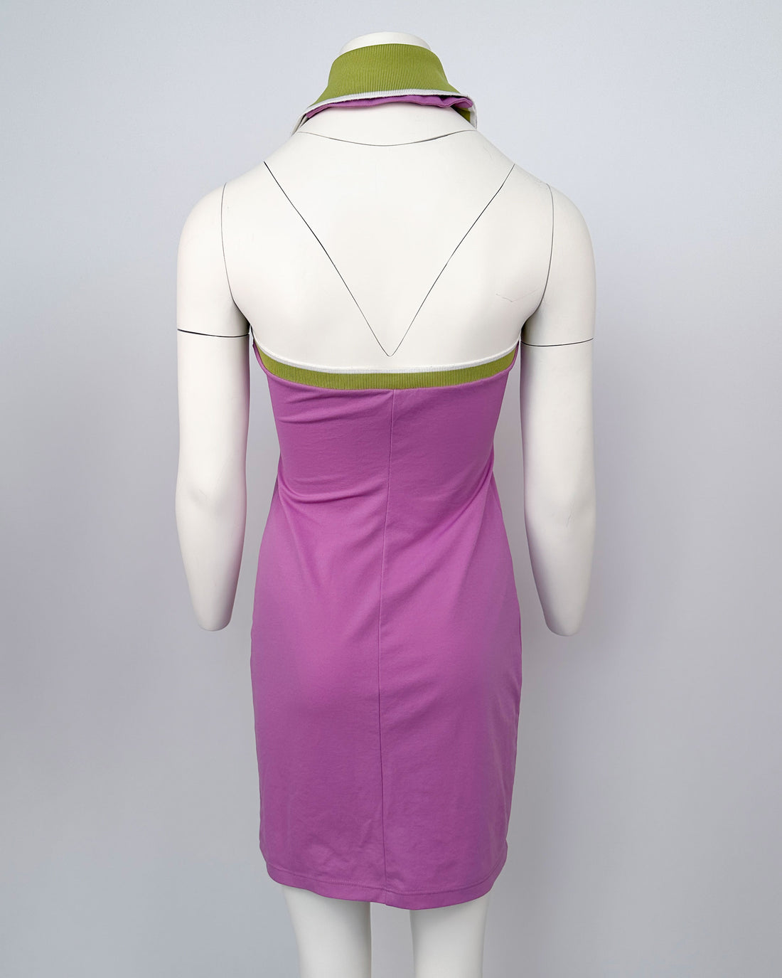 Versace Tennis-Style Open Back Dress 1990's