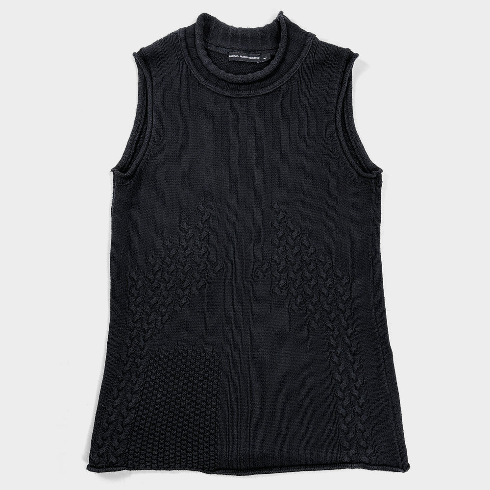 Marithé Francois Girbaud Sleeveless Knit Vest 2000's