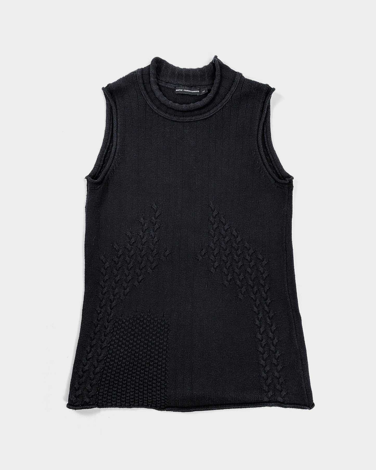 Marithé Francois Girbaud Sleeveless Knit Vest 2000's