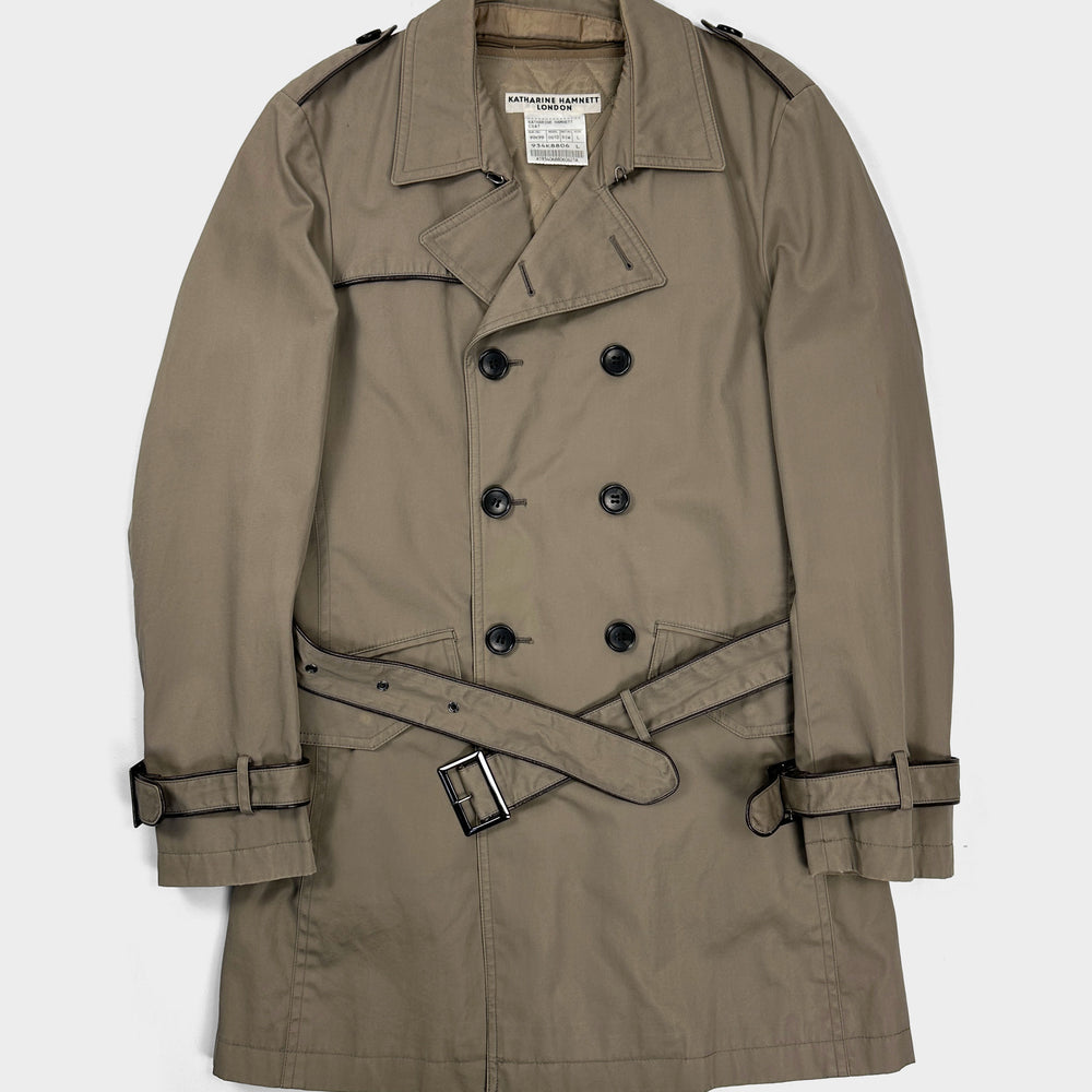 Katharine Hamnett 2-Layer Trench Coat 2000's