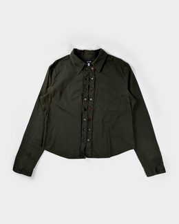 Armani Jeans Deep Green 16-Buttons Shirt 2000's