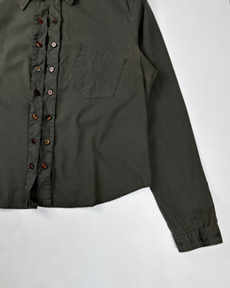 Armani Jeans Deep Green 16-Buttons Shirt 2000's