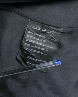 Prada Navy Blue Shell Long Jacket 2009