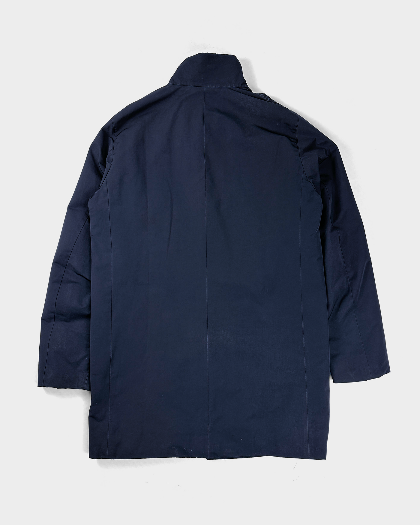 Prada Navy Blue Shell Long Jacket 2009