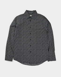 Marni Black And White Print Cotton Shirt 2000's