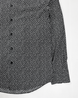 Marni Black And White Print Cotton Shirt 2000's