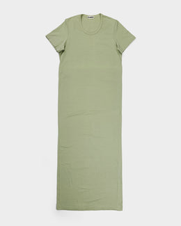 Jil Sander Light Green Maxi Dress 1990's